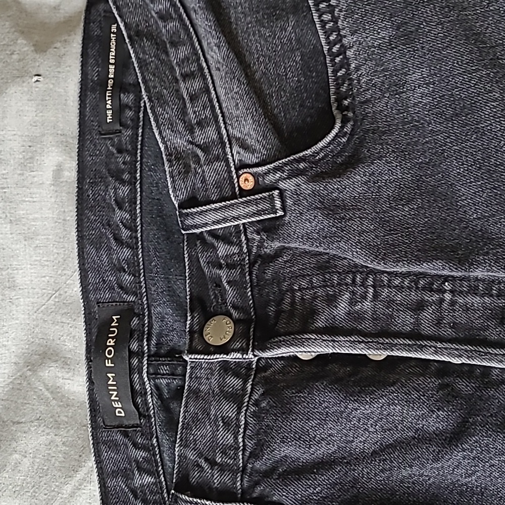 Aritzia Denim Forum Patti Mid Rise Straight 31 Long